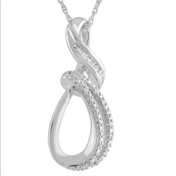 DIAMOND Pendant 1/10 ct - Picture 1 of 8